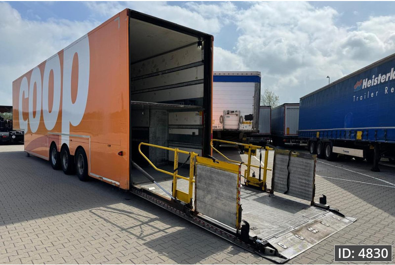 BURGERS Double-Deck / Steering axle / Tail lift / Racing - Félpótkocsi dobozos: 4 kép. BURGERS Double-Deck / Steering axle / Tail lift / Racing - Félpótkocsi dobozos: 4 kép.