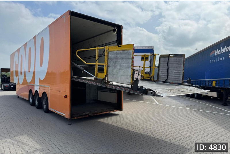 BURGERS Double-Deck / Steering axle / Tail lift / Racing - Félpótkocsi dobozos: 3 kép. BURGERS Double-Deck / Steering axle / Tail lift / Racing - Félpótkocsi dobozos: 3 kép.