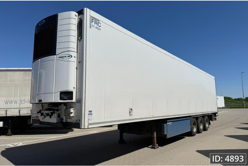 Krone SD / Carrier Vector 1550 / Palletbox / BPW Drum - Félpótkocsi hűtős: 1 kép. Krone SD / Carrier Vector 1550 / Palletbox / BPW Drum - Félpótkocsi hűtős: 1 kép.