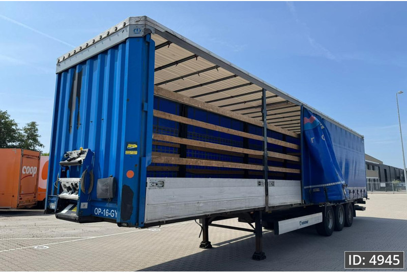 Krone SD / Sideboards / Drum brakes / DHOLLANDIA 2000KG - Ponyvás félpótkocsi: 1 kép. Krone SD / Sideboards / Drum brakes / DHOLLANDIA 2000KG - Ponyvás félpótkocsi: 1 kép.