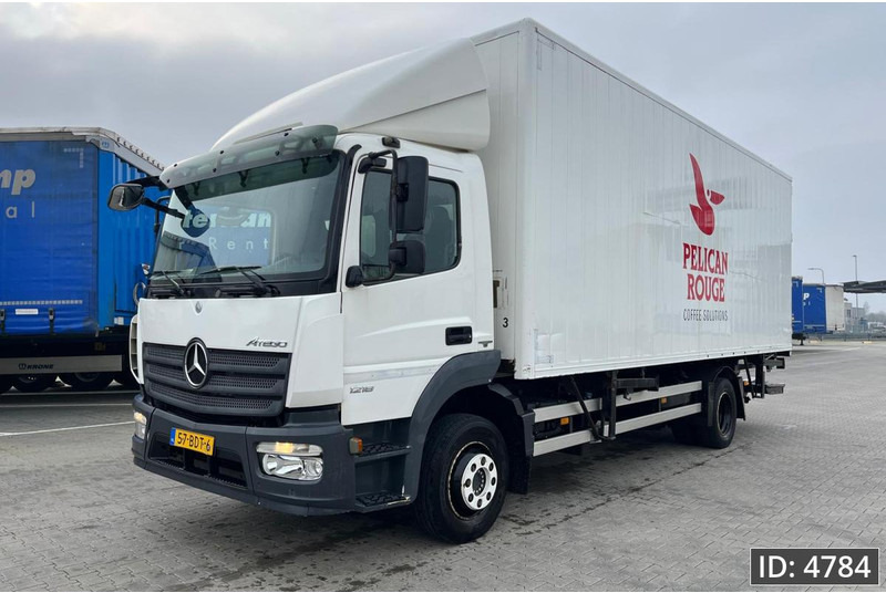 Mercedes-Benz Atego 1218 Day Cab, Euro 5, BDF / Automatic / standklima / DHOLLANDIA 2000KG - Cserefelépítményes teherautó: 1 kép. Mercedes-Benz Atego 1218 Day Cab, Euro 5, BDF / Automatic / standklima / DHOLLANDIA 2000KG - Cserefelépítményes teherautó: 1 kép.