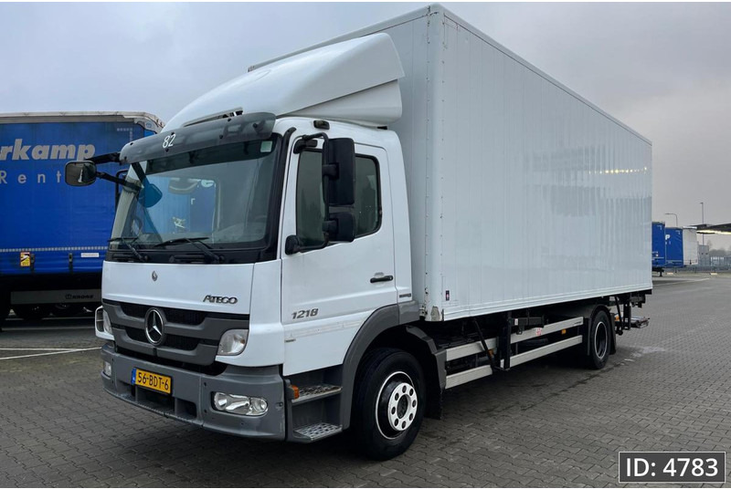 Mercedes-Benz Atego 1218 Day Cab, Euro 5, BDF / EPS automatic / standklima / DHOLLANDIA 2000KG - Cserefelépítményes teherautó: 1 kép. Mercedes-Benz Atego 1218 Day Cab, Euro 5, BDF / EPS automatic / standklima / DHOLLANDIA 2000KG - Cserefelépítményes teherautó: 1 kép.