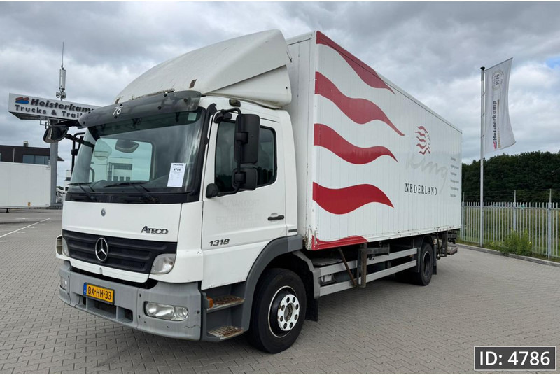 Mercedes-Benz Atego 1318 Day Cab, Euro 5, BDF / EPS automatic / DHOLLANDIA 2000KG - Cserefelépítményes teherautó: 1 kép. Mercedes-Benz Atego 1318 Day Cab, Euro 5, BDF / EPS automatic / DHOLLANDIA 2000KG - Cserefelépítményes teherautó: 1 kép.