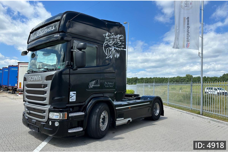 Scania R450 Topline, Euro 6, Retarder / Standklima / Fridge / 2 tanks, Intarder - Nyergesvontató: 1 kép. Scania R450 Topline, Euro 6, Retarder / Standklima / Fridge / 2 tanks, Intarder - Nyergesvontató: 1 kép.