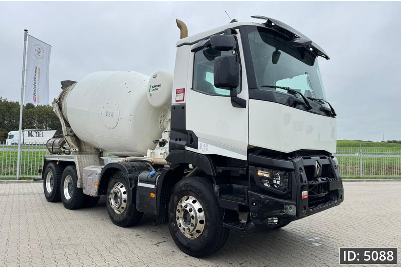 Renault C480 Day Cab, Euro 6, 8x4 / Full steel / 9m3 / TOP!! - Betonmixer: 4 kép. Renault C480 Day Cab, Euro 6, 8x4 / Full steel / 9m3 / TOP!! - Betonmixer: 4 kép.