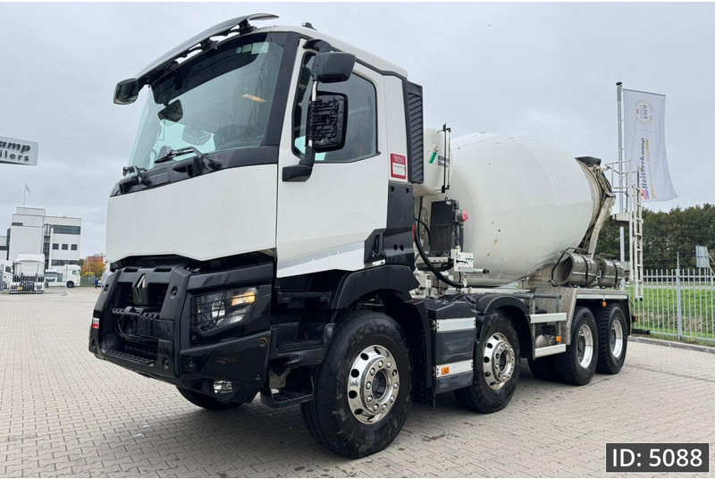 Renault C480 Day Cab, Euro 6, 8x4 / Full steel / 9m3 / TOP!! - Betonmixer: 1 kép. Renault C480 Day Cab, Euro 6, 8x4 / Full steel / 9m3 / TOP!! - Betonmixer: 1 kép.