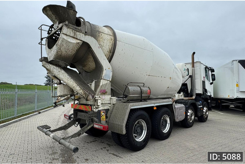 Renault C480 Day Cab, Euro 6, 8x4 / Full steel / 9m3 / TOP!! - Betonmixer: 3 kép. Renault C480 Day Cab, Euro 6, 8x4 / Full steel / 9m3 / TOP!! - Betonmixer: 3 kép.
