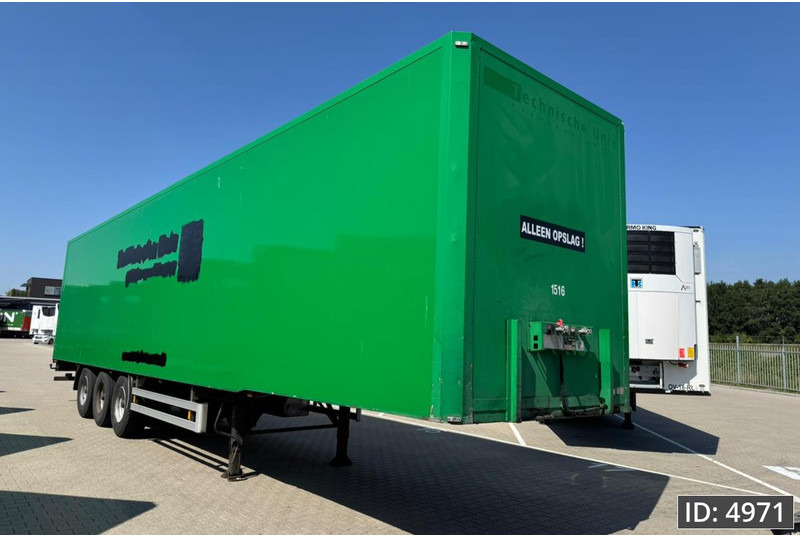 Van Eck PT-3 / BPW Drum / Roll up door - Félpótkocsi dobozos: 4 kép. Van Eck PT-3 / BPW Drum / Roll up door - Félpótkocsi dobozos: 4 kép.