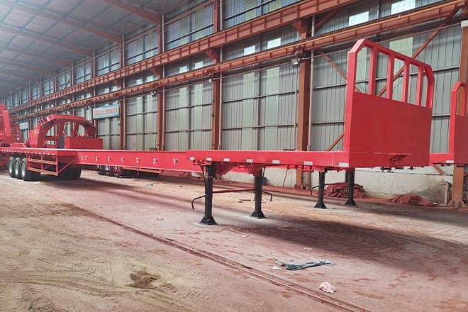 TITAN 45 Ft Extendable Flatbed Semi Trailers for Sale in Philippines - Platós félpótkocsi: 1 kép. TITAN 45 Ft Extendable Flatbed Semi Trailers for Sale in Philippines - Platós félpótkocsi: 1 kép.