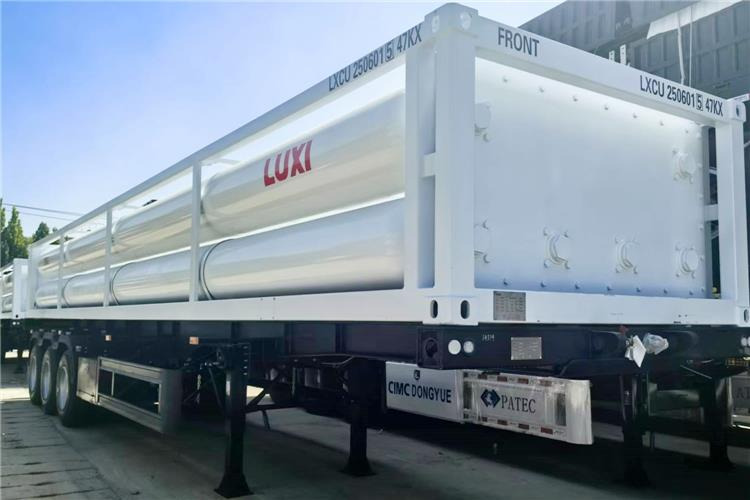 TITAN CNG Tanker Trailer for Sale In Taiwan - Tartályos félpótkocsi: 2 kép. TITAN CNG Tanker Trailer for Sale In Taiwan - Tartályos félpótkocsi: 2 kép.