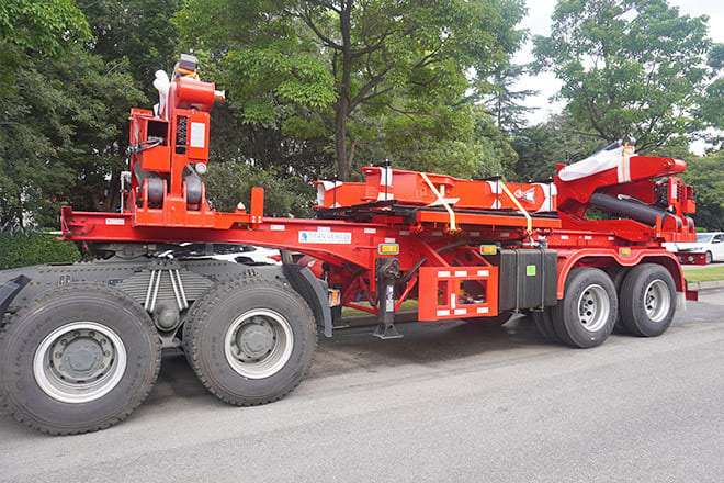 XCMG XCMG Side Loader Container Transport for Sale in Papua New Guinea - Félpótkocsi cserefelépítményes: 1 kép. XCMG XCMG Side Loader Container Transport for Sale in Papua New Guinea - Félpótkocsi cserefelépítményes: 1 kép.