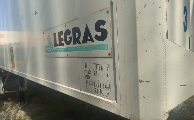 Félpótkocsi billenőplatós Legras Srem: 9 kép.