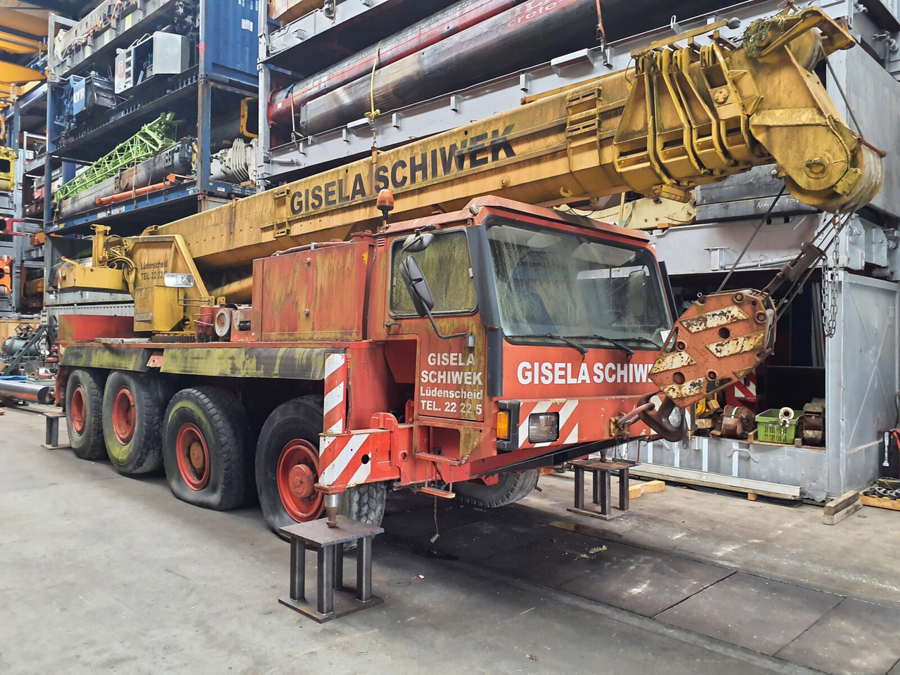 Liebherr LTM 1050 - Autódaru: 1 kép. Liebherr LTM 1050 - Autódaru: 1 kép.
