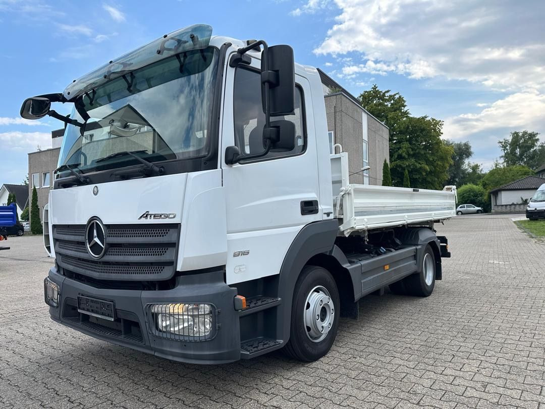 Mercedes-Benz Atego 818 4x2 Meiller Dreiseitenkipperer - Billenőplatós teherautó, Darus autó: 2 kép. Mercedes-Benz Atego 818 4x2 Meiller Dreiseitenkipperer - Billenőplatós teherautó, Darus autó: 2 kép.