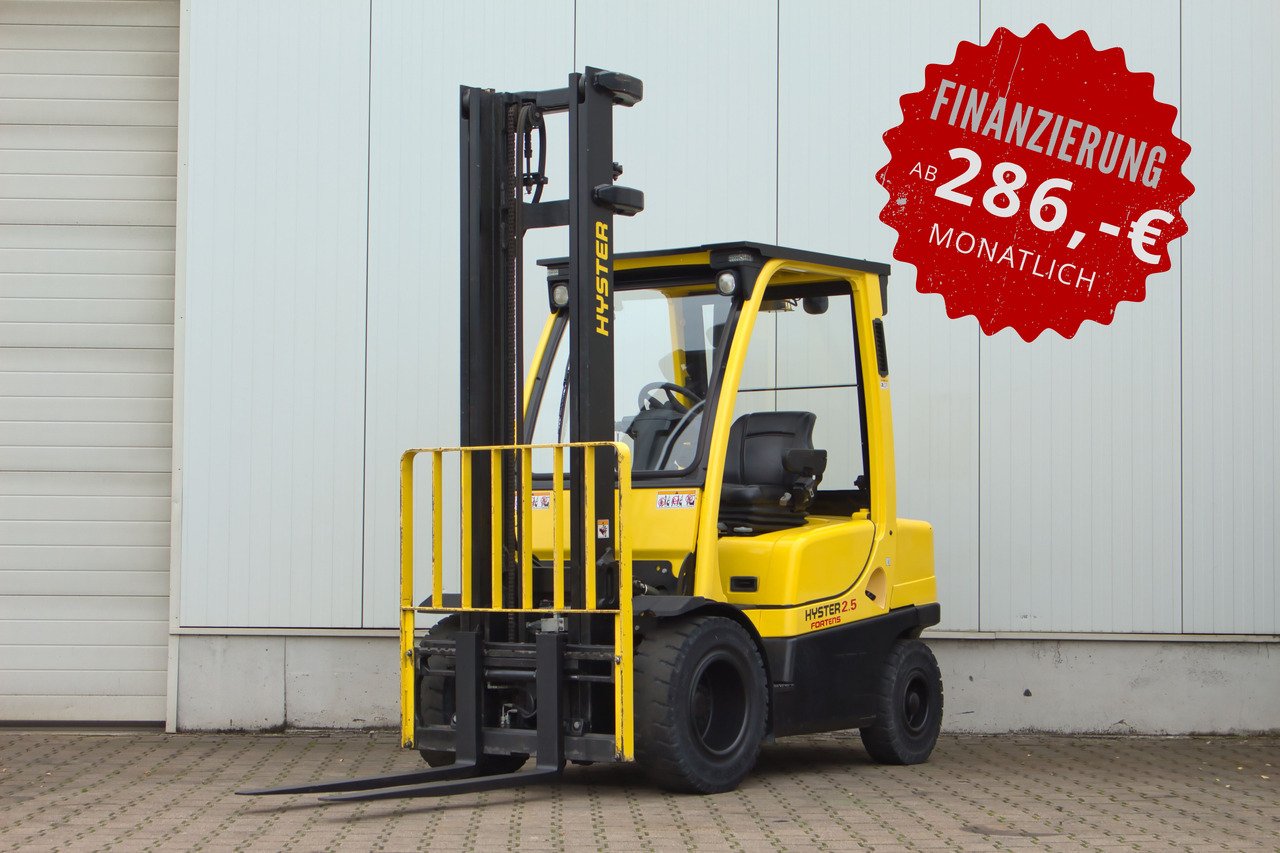 HYSTER Hyster H2.5FT - nur 1370h - Bj. 2013 - mit Beleuchtung - Dízel targonca: 1 kép. HYSTER Hyster H2.5FT - nur 1370h - Bj. 2013 - mit Beleuchtung - Dízel targonca: 1 kép.