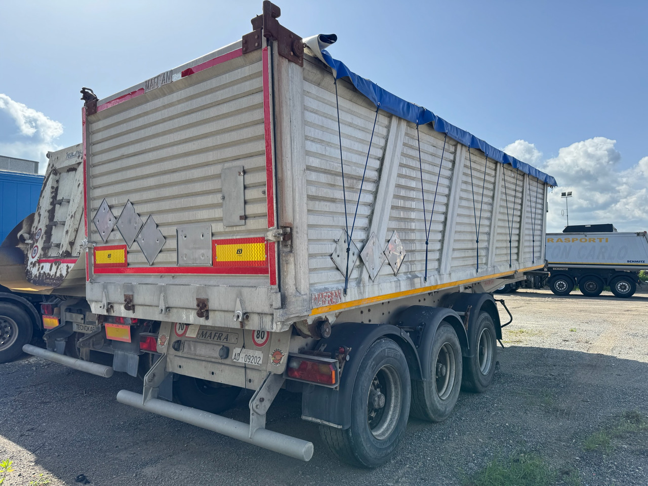 MAFRAN ALLUMINIO SRL S175BO - Félpótkocsi billenőplatós: 1 kép. MAFRAN ALLUMINIO SRL S175BO - Félpótkocsi billenőplatós: 1 kép.