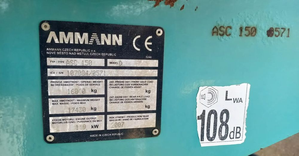 Ammann ASC 150 walec stal guma - Henger: 4 kép. Ammann ASC 150 walec stal guma - Henger: 4 kép.