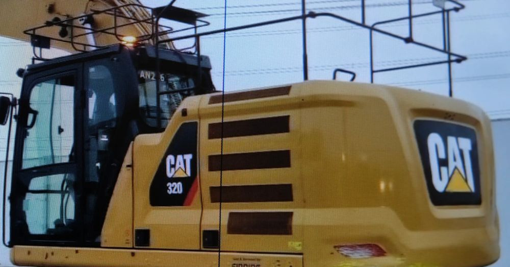 Caterpillar cat 320 - Lánctalpas kotró: 1 kép. Caterpillar cat 320 - Lánctalpas kotró: 1 kép.