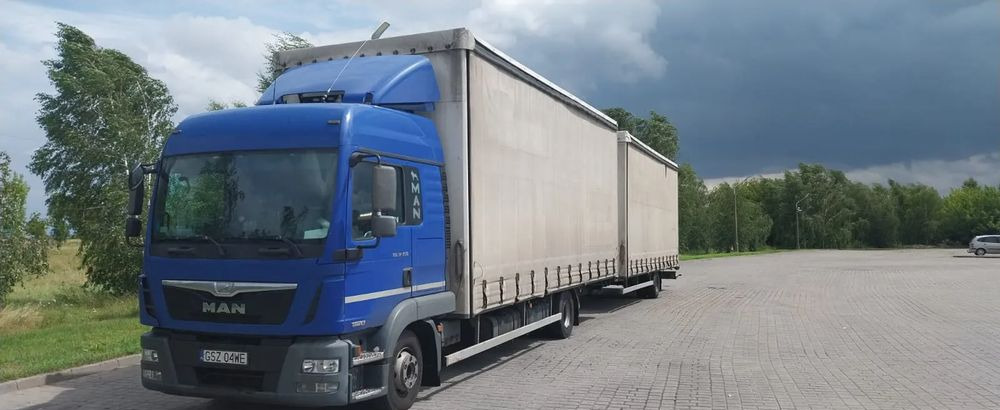 MAN TRUCK TGL - Ponyvás teherautó: 1 kép. MAN TRUCK TGL - Ponyvás teherautó: 1 kép.