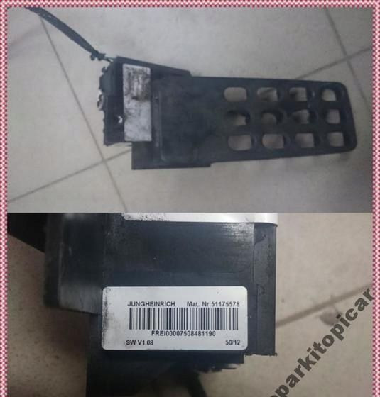 Pedał przyspieszania Jungheinrich 51175578 - Alkatrész: 1 kép. Pedał przyspieszania Jungheinrich 51175578 - Alkatrész: 1 kép.