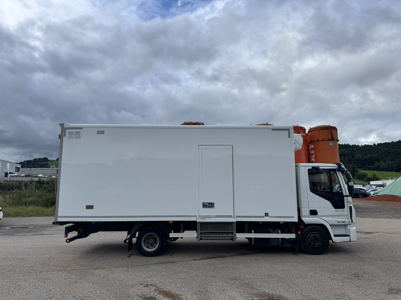 Hűtős teherautó IVECO 80E190 Eurocargo Kühlkoffer (Partikelfilter defekt): 7 kép.