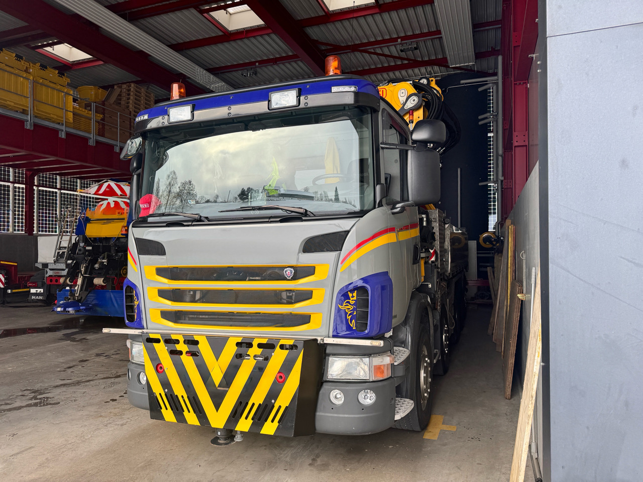 SCANIA G480 10x4 Fassi F950 *72‘000 KM* - Darus autó: 4 kép. SCANIA G480 10x4 Fassi F950 *72‘000 KM* - Darus autó: 4 kép.