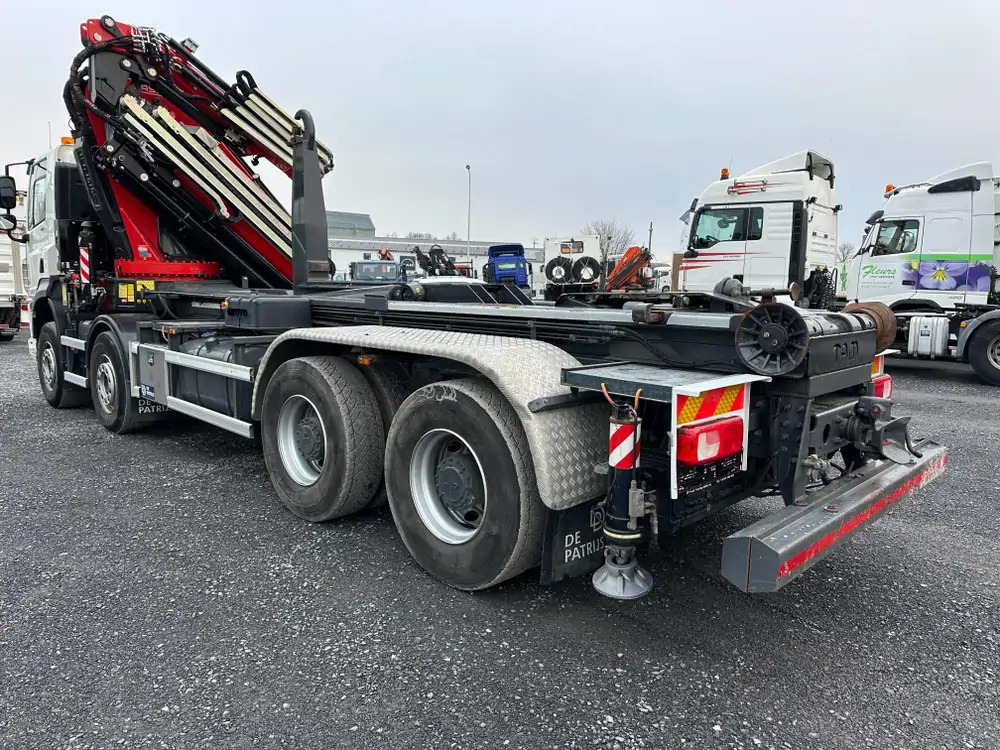 DAF CF 480 FAD *71 TM CRANE*175 working hours*Fly-Jib*Hook lift TAM - Horgos rakodó teherautó, Darus autó: 4 kép. DAF CF 480 FAD *71 TM CRANE*175 working hours*Fly-Jib*Hook lift TAM - Horgos rakodó teherautó, Darus autó: 4 kép.