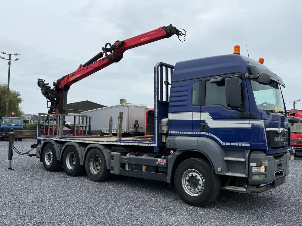 MAN TGS 35.440 *Epsilon Q170L*TRIDEM*Intarder - Platós teherautó, Darus autó: 2 kép. MAN TGS 35.440 *Epsilon Q170L*TRIDEM*Intarder - Platós teherautó, Darus autó: 2 kép.