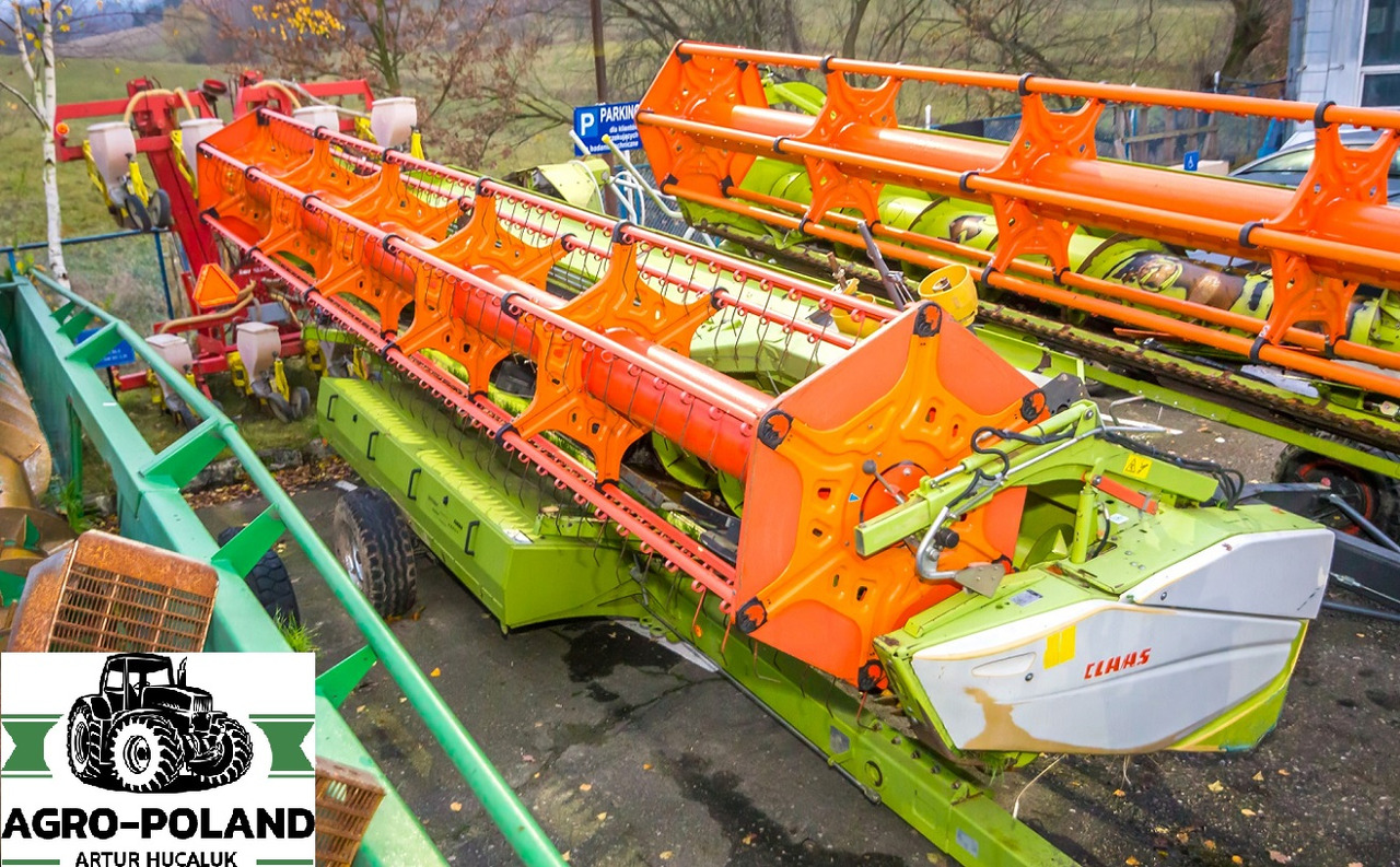 CLAAS VARIO 750 (NOWY MODEL)- 2013 ROK + WÓZEK + KOSY BOCZNE - Kombájn adapter: 1 kép. CLAAS VARIO 750 (NOWY MODEL)- 2013 ROK + WÓZEK + KOSY BOCZNE - Kombájn adapter: 1 kép.