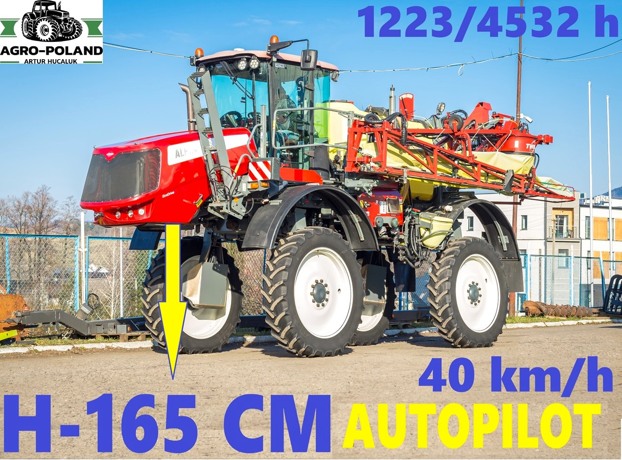 HARDI ALPHA 4100 EVO - 2014 ROK - H-165 CM - 1223 h - AUTOPILOT - 40 km/h - 24 M - Önjáró permetező: 1 kép. HARDI ALPHA 4100 EVO - 2014 ROK - H-165 CM - 1223 h - AUTOPILOT - 40 km/h - 24 M - Önjáró permetező: 1 kép.