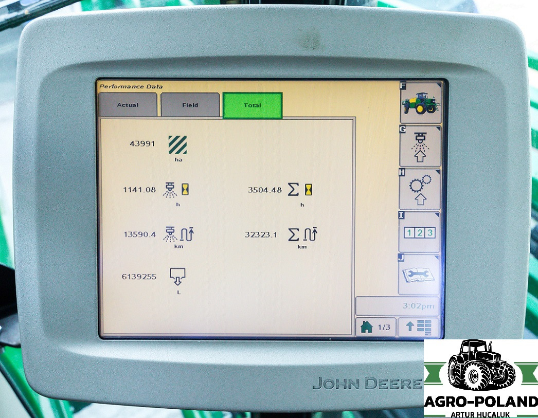 JOHN DEERE 5430 i - 2011 ROK - 36 M - GPS - AUTOPILOT - AUTOTRAC - 1141 h - Önjáró permetező: 5 kép. JOHN DEERE 5430 i - 2011 ROK - 36 M - GPS - AUTOPILOT - AUTOTRAC - 1141 h - Önjáró permetező: 5 kép.