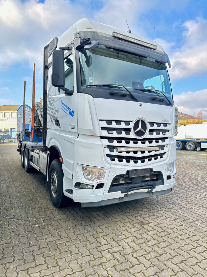 Mercedes Arocs 3358 L 6x4 Radstand 4500 Arocs 3358 L 6x4 Blatt-Luft Gefedert - Rönkszállító teherautó: 5 kép. Mercedes Arocs 3358 L 6x4 Radstand 4500 Arocs 3358 L 6x4 Blatt-Luft Gefedert - Rönkszállító teherautó: 5 kép.
