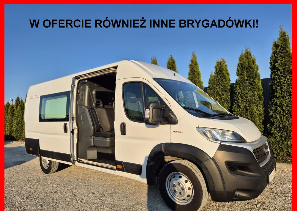 Fiat Ducato 2.3 150KM Brygadówka Maxi L4h2 - Duplakabinos kisteherautó: 1 kép. Fiat Ducato 2.3 150KM Brygadówka Maxi L4h2 - Duplakabinos kisteherautó: 1 kép.