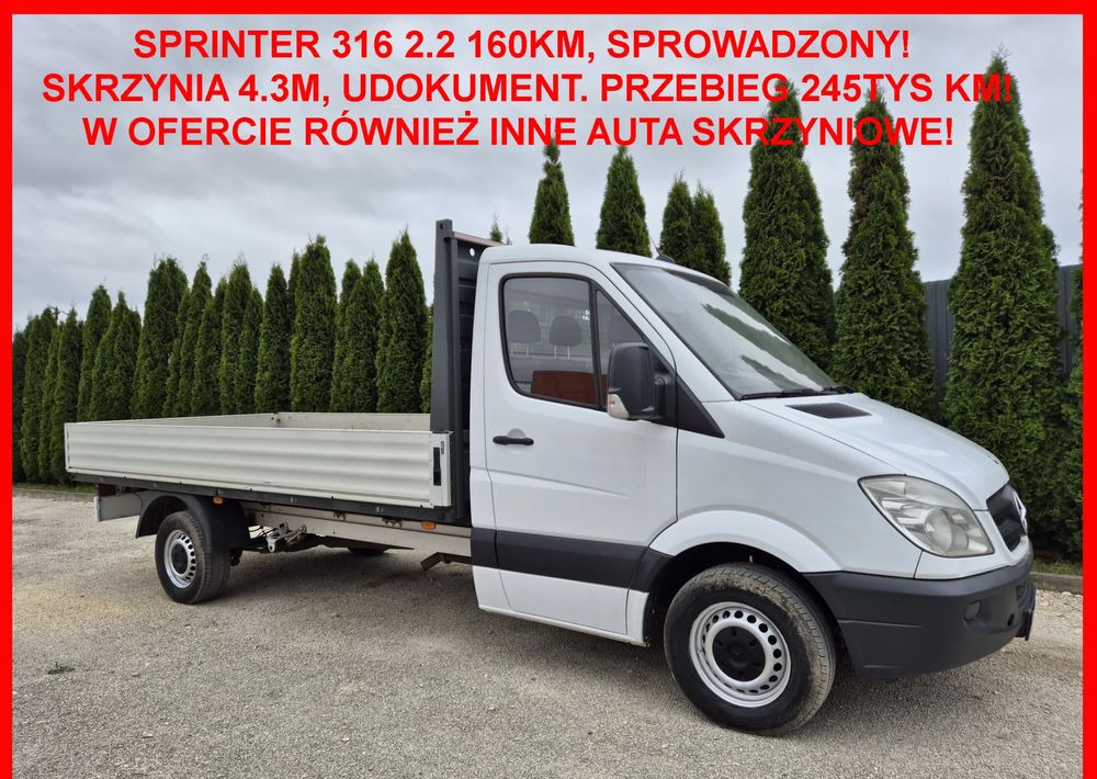 Mercedes-Benz 316CDI 2.2 160KM - Platós kisteherautó: 1 kép. Mercedes-Benz 316CDI 2.2 160KM - Platós kisteherautó: 1 kép.