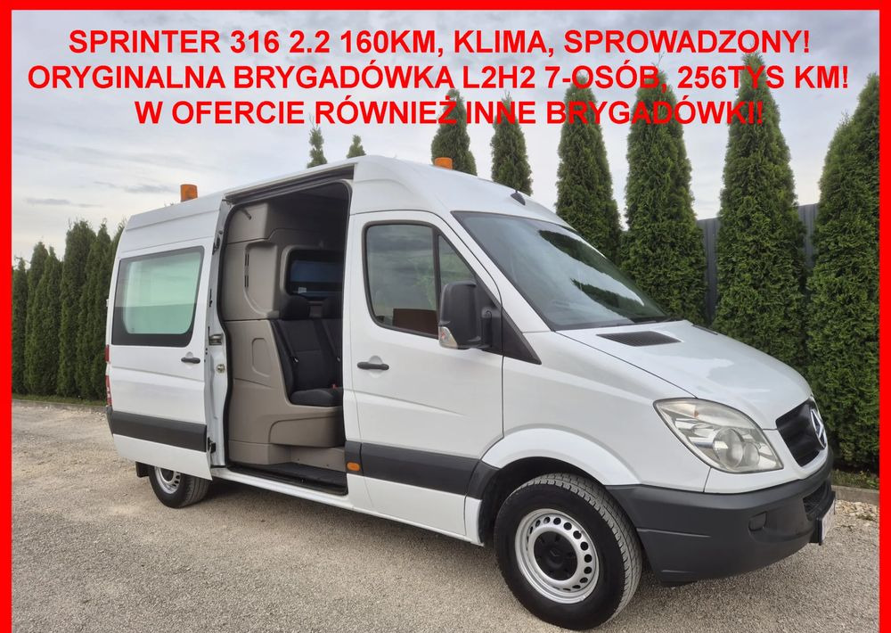 Mercedes-Benz Sprinter 316CDI 160KM Dubel kabina - Duplakabinos kisteherautó: 1 kép. Mercedes-Benz Sprinter 316CDI 160KM Dubel kabina - Duplakabinos kisteherautó: 1 kép.