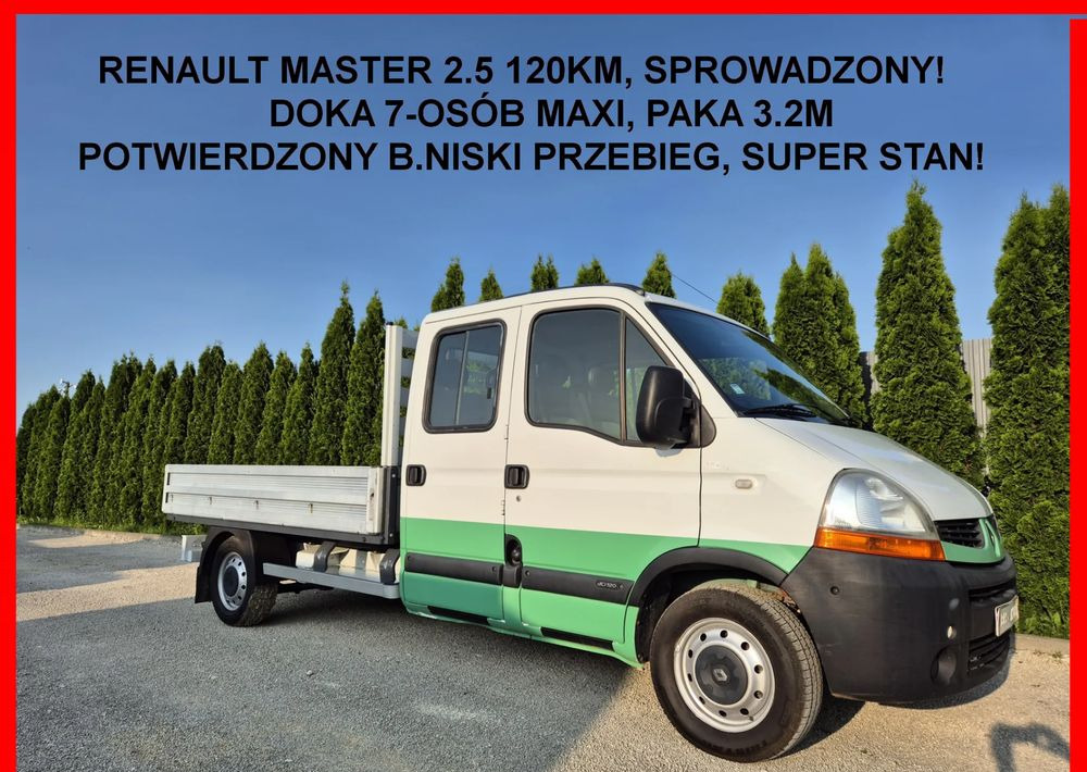 Renault Master 2.5 120KM Dubel Kabina - Duplakabinos kisteherautó: 1 kép. Renault Master 2.5 120KM Dubel Kabina - Duplakabinos kisteherautó: 1 kép.