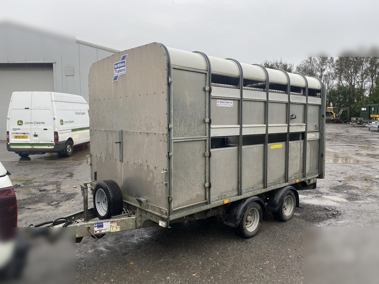 2018 IFOR WILLIAMS DP120 - Pótkocsi állatszállító: 3 kép. 2018 IFOR WILLIAMS DP120 - Pótkocsi állatszállító: 3 kép.