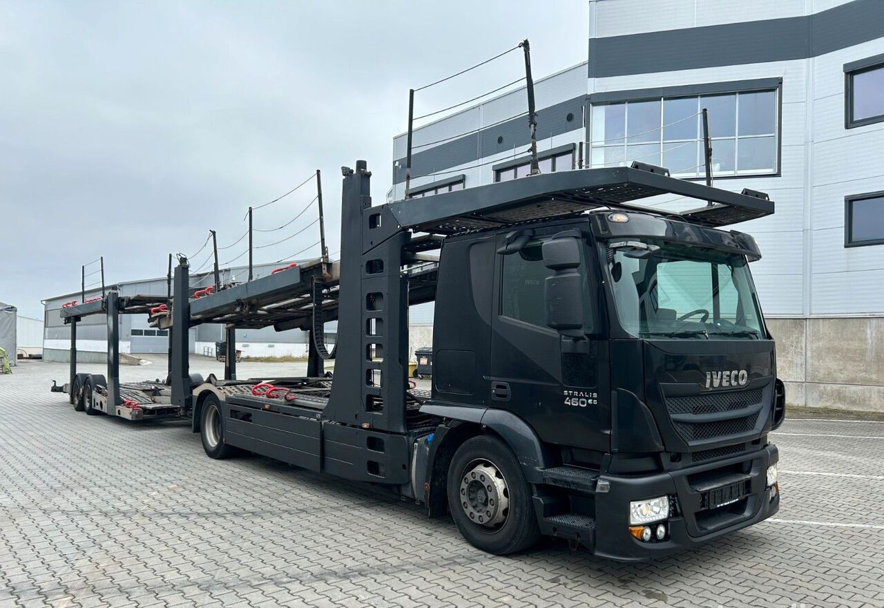 IVECO Stralis 460 (1A3C - ROLFO TV) - Autószállító teherautó: 4 kép. IVECO Stralis 460 (1A3C - ROLFO TV) - Autószállító teherautó: 4 kép.