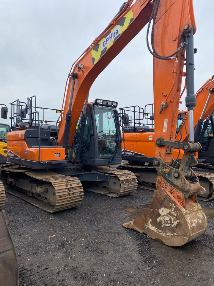 Doosan DX 140 LC - Lánctalpas kotró: 3 kép. Doosan DX 140 LC - Lánctalpas kotró: 3 kép.