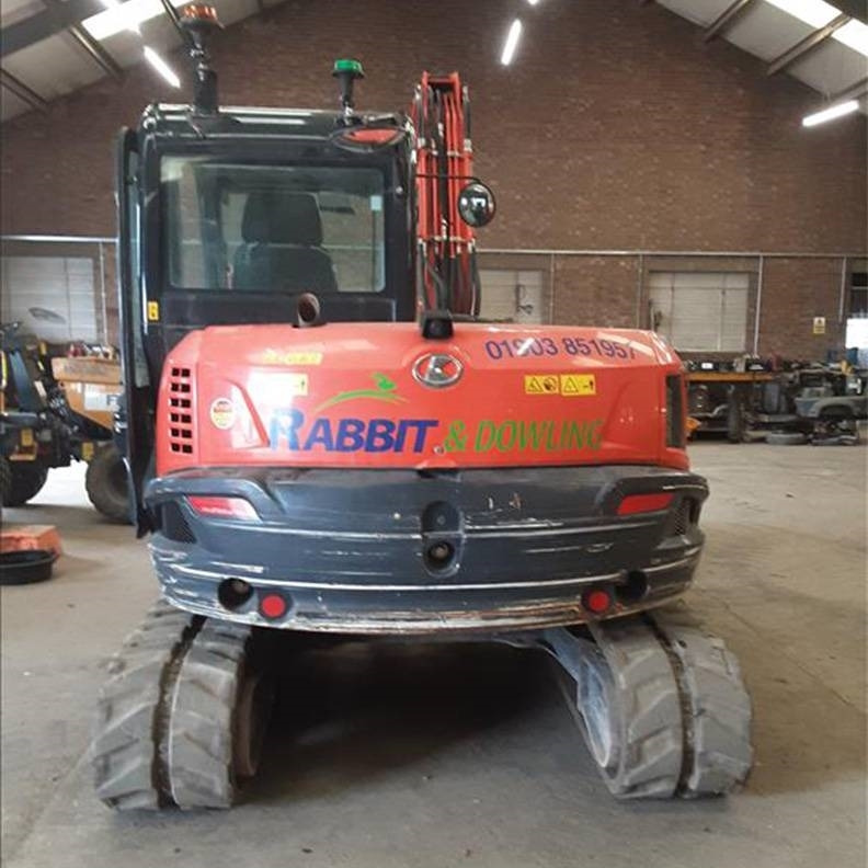 Kubota KX080-4a2 - Minikotró: 3 kép. Kubota KX080-4a2 - Minikotró: 3 kép.