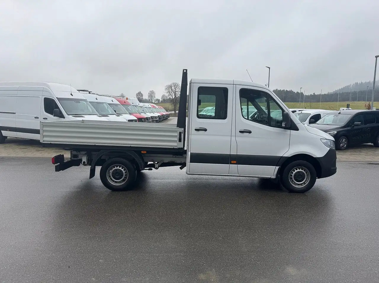 Mercedes-Benz Sprinter 314 CDI Lang DoKa Pritsche Klima AHK - Platós kisteherautó, Duplakabinos kisteherautó: 4 kép. Mercedes-Benz Sprinter 314 CDI Lang DoKa Pritsche Klima AHK - Platós kisteherautó, Duplakabinos kisteherautó: 4 kép.