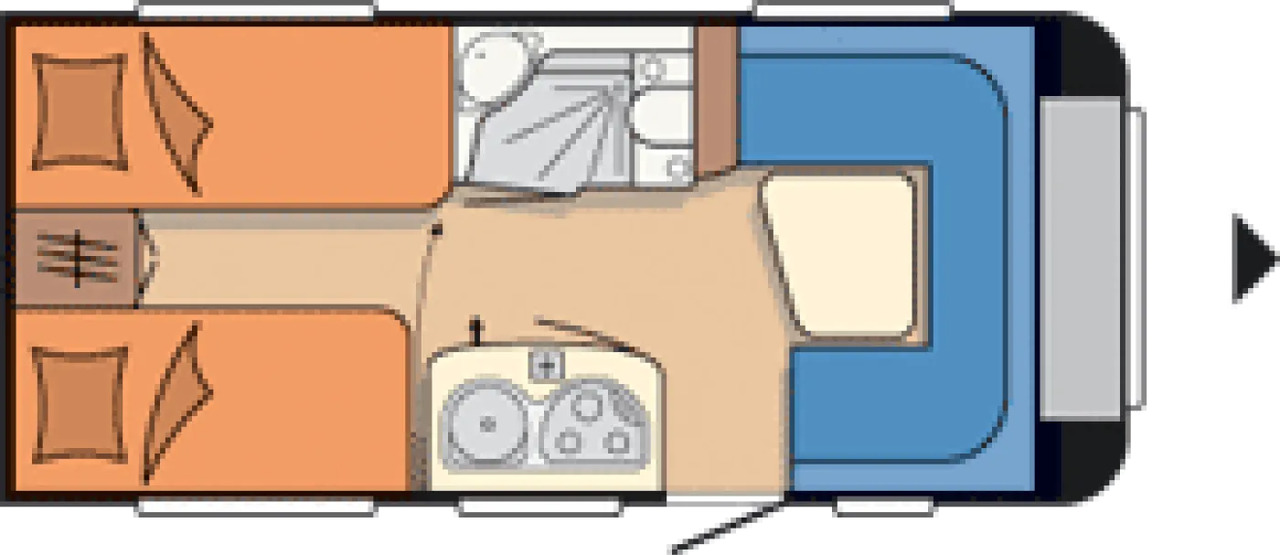 Wohnwagen Hobby De Luxe 460 LU - Lakókocsi: 2 kép. Wohnwagen Hobby De Luxe 460 LU - Lakókocsi: 2 kép.