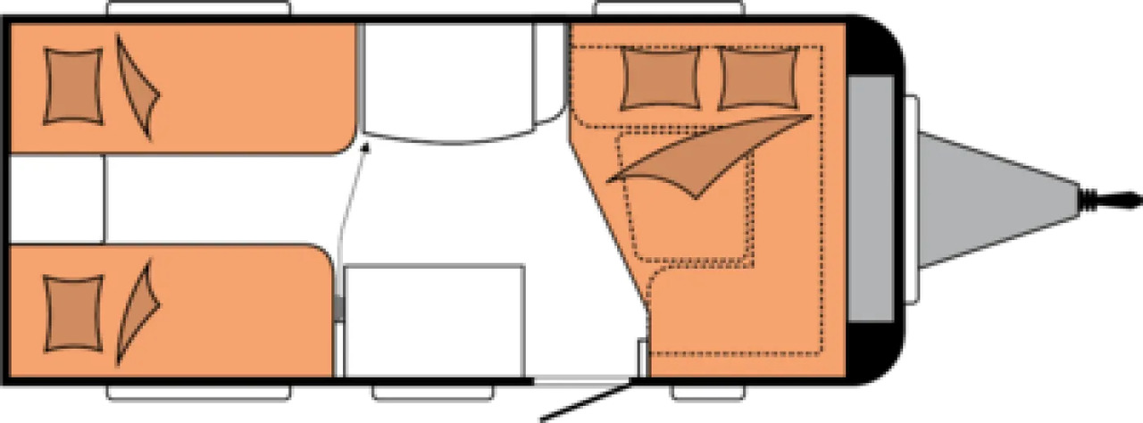 Wohnwagen Hobby De Luxe 460 LU - Lakókocsi: 3 kép. Wohnwagen Hobby De Luxe 460 LU - Lakókocsi: 3 kép.