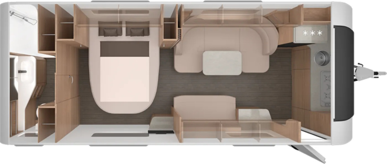 Wohnwagen Knaus Südwind 650 PXB 60 YEARS - Lakókocsi: 2 kép. Wohnwagen Knaus Südwind 650 PXB 60 YEARS - Lakókocsi: 2 kép.