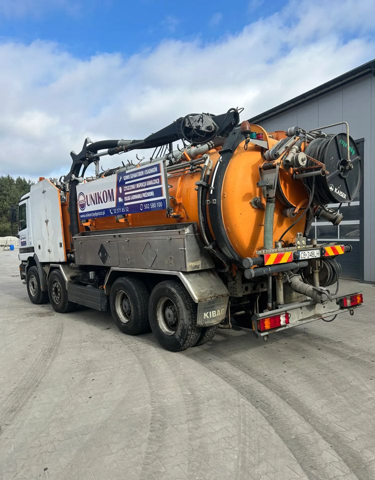 Mercedes-Benz ACTROS 3243 KAISER AQUASTER WUKO - Szippantós autó: 5 kép. Mercedes-Benz ACTROS 3243 KAISER AQUASTER WUKO - Szippantós autó: 5 kép.