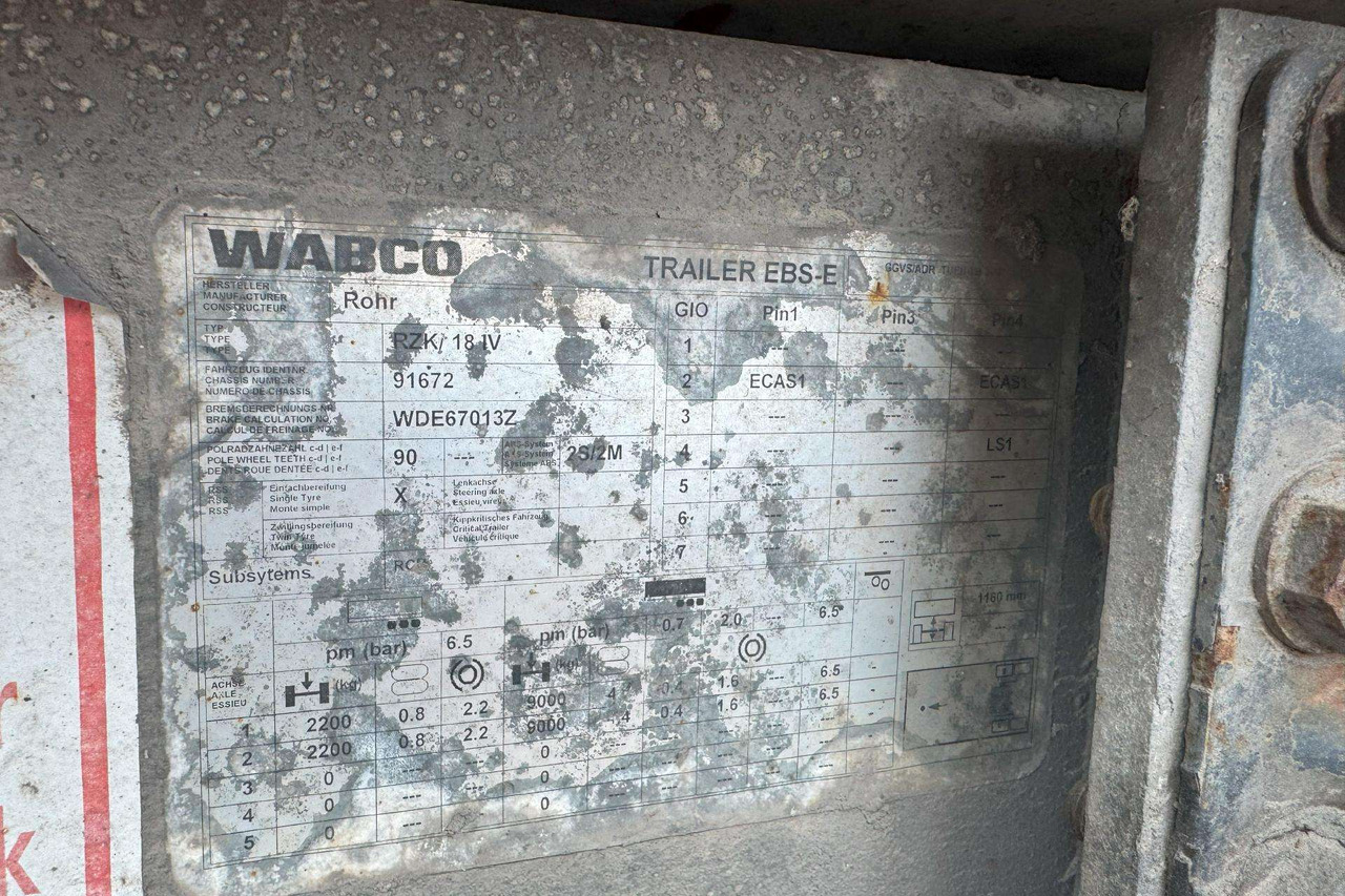 Félpótkocsi hűtős Rohr RZK.18: 8 kép.