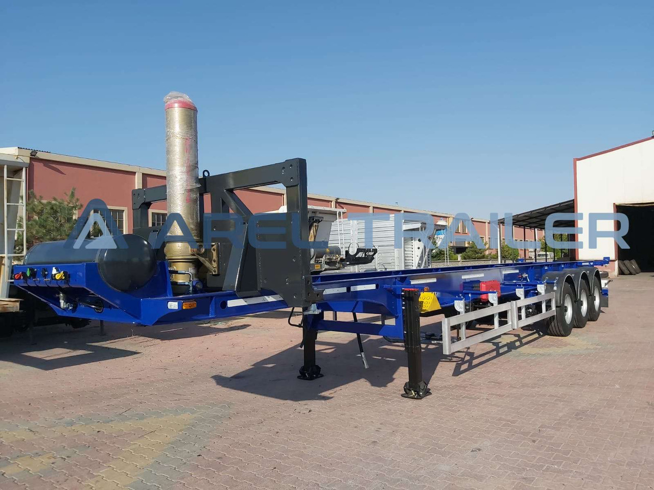 AREL TRAILER 40 FT TIPPING CONTAINER TRAILER - Félpótkocsi cserefelépítményes: 1 kép. AREL TRAILER 40 FT TIPPING CONTAINER TRAILER - Félpótkocsi cserefelépítményes: 1 kép.