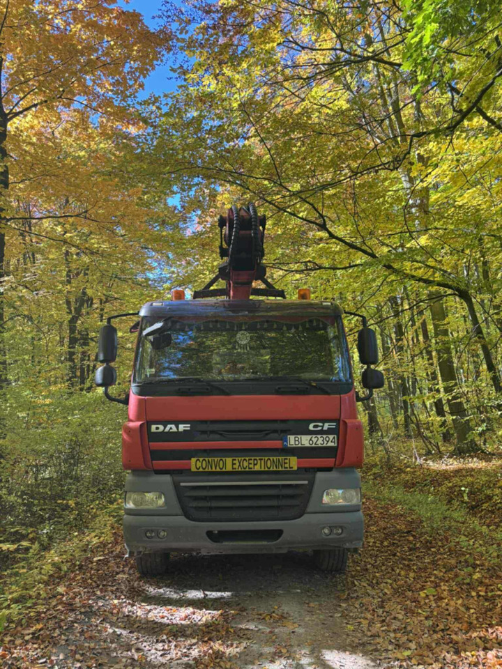 DAF CF510 - Rönkszállító teherautó, Darus autó: 4 kép. DAF CF510 - Rönkszállító teherautó, Darus autó: 4 kép.