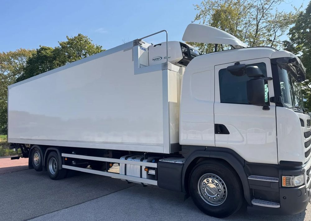 Scania Scania G 490 / CHŁODNIA + WINDA / 23 PALETY / EURO6 / OŚ SKRĘTNA / CARRIER 850 / ASO - Hűtős teherautó: 5 kép. Scania Scania G 490 / CHŁODNIA + WINDA / 23 PALETY / EURO6 / OŚ SKRĘTNA / CARRIER 850 / ASO - Hűtős teherautó: 5 kép.