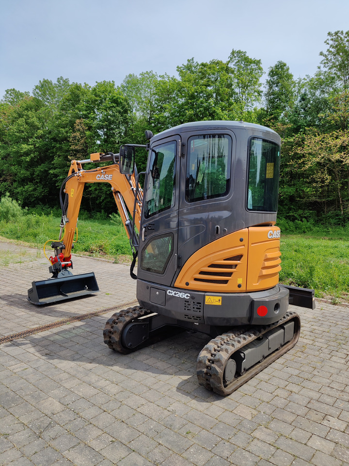 Case CX26C Minibagger m. Kabine NEU Komfortsitz HZG LED Scheinwerfer Joystick-Steuerung - Minikotró: 4 kép. Case CX26C Minibagger m. Kabine NEU Komfortsitz HZG LED Scheinwerfer Joystick-Steuerung - Minikotró: 4 kép.